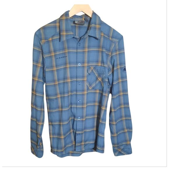 Mammut Belluno Tour Mens Long Sleeve Orion Timber Shirt Size Medium - Picture 1 of 7